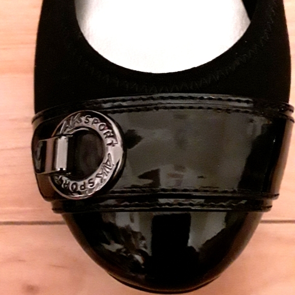 ANNE KKEIN AK SPORT BLACK BALLERINA FLAT - Picture 4 of 10